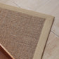 Frendorf | Beige Rustiek Vloerkleed Sisal Effen Kleur Vloerkleed Wasbaar Antislip Huisdier Vriendelijk Vloerkleed voor Slaapkamer