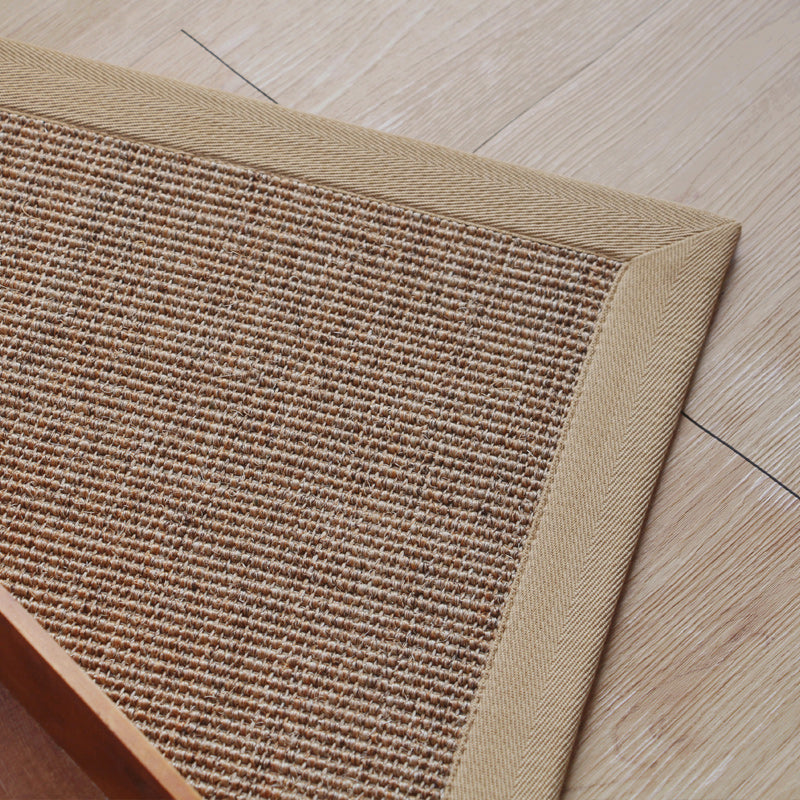 Frendorf | Beige Rustieke Tapijt Sisal Effen Kleur Tapijt Wasbaar Antislip Huisdiervriendelijk Tapijt voor Slaapkamer