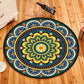 Multicolor Tribal Print Teppich Polyester Bohemian Teppich Fleckenresistent Maschinenwaschbar Rutschfester Teppich für Schlafzimmer