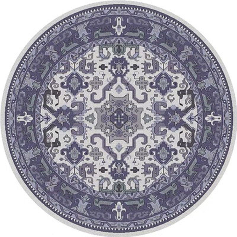 Multicolor Tribal Print Teppich Polyester Bohemian Teppich Fleckenresistent Maschinenwaschbar Rutschfester Teppich für Schlafzimmer