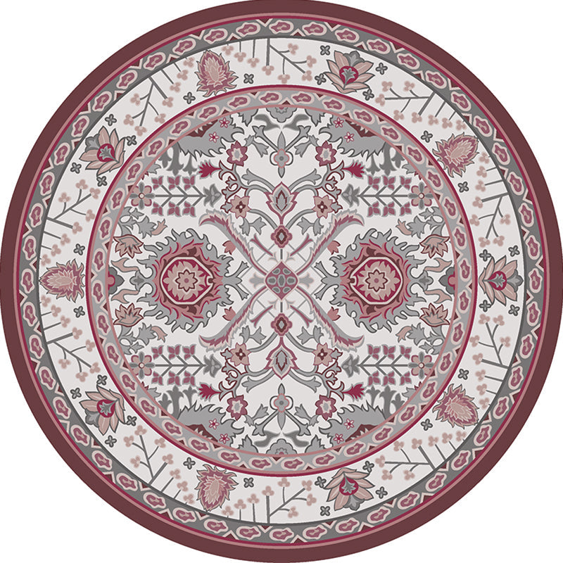 Multicolor Tribal Print Teppich Polyester Bohemian Teppich Fleckenresistent Maschinenwaschbar Rutschfester Teppich für Schlafzimmer