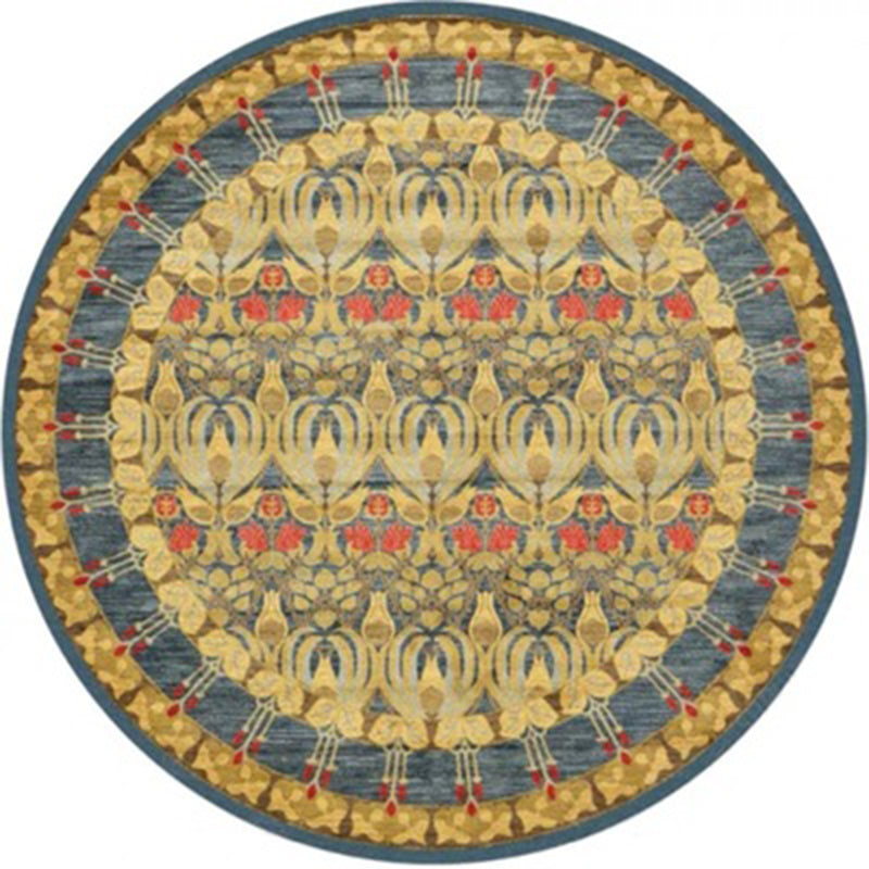 Multicolor Tribal Print Teppich Polyester Bohemian Teppich Fleckenresistent Maschinenwaschbar Rutschfester Teppich für Schlafzimmer