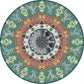 Multicolor Tribal Print Teppich Polyester Bohemian Teppich Fleckenresistent Maschinenwaschbar Rutschfester Teppich für Schlafzimmer
