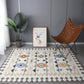 Frendorf | Bohemia Muster Teppich Mehrfarbig Polypropylen Teppich Rutschfest Hintergrund Haustierfreundlich Waschbar Teppich für Sitzecke