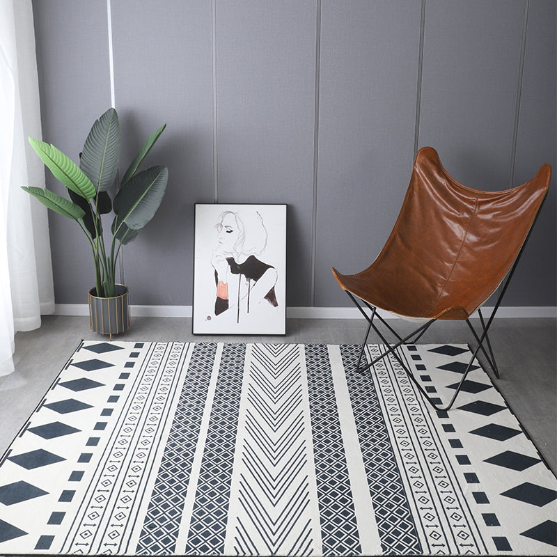 Frendorf | Bohemia Muster Teppich Mehrfarbig Polypropylen Teppich Rutschfest Hintergrund Haustierfreundlich Waschbar Teppich für Sitzecke