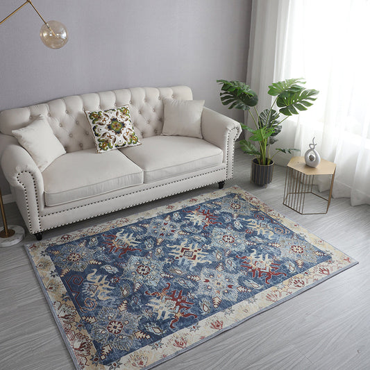 Frendorf | Bohemia Muster Teppich Mehrfarbig Polypropylen Teppich Rutschfest Hintergrund Haustierfreundlich Waschbar Teppich für Sitzecke