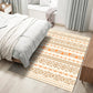 Bohemian Wohnzimmer Teppich Mehrfarbig Geometrischer Teppich Polypropylen Fleckenresistent Rutschfeste Rückseite Waschbarer Teppich