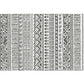 Bohemian Wohnzimmer Teppich Mehrfarbig Geometrischer Teppich Polypropylen Fleckenresistent Rutschfeste Rückseite Waschbarer Teppich