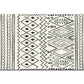 Bohemian Wohnzimmer Teppich Mehrfarbig Geometrischer Teppich Polypropylen Fleckenresistent Rutschfeste Rückseite Waschbarer Teppich