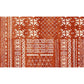 Bohemian Wohnzimmer Teppich Mehrfarbig Geometrischer Teppich Polypropylen Fleckenresistent Rutschfeste Rückseite Waschbarer Teppich