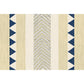 Bohemian Wohnzimmer Teppich Mehrfarbig Geometrischer Teppich Polypropylen Fleckenresistent Rutschfeste Rückseite Waschbarer Teppich