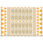 Bohemian Wohnzimmer Teppich Mehrfarbig Geometrischer Teppich Polypropylen Fleckenresistent Rutschfeste Rückseite Waschbarer Teppich