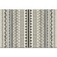 Bohemian Wohnzimmer Teppich Mehrfarbig Geometrischer Teppich Polypropylen Fleckenresistent Rutschfeste Rückseite Waschbarer Teppich