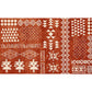 Bohemian Wohnzimmer Teppich Mehrfarbig Geometrischer Teppich Polypropylen Fleckenresistent Rutschfeste Rückseite Waschbarer Teppich