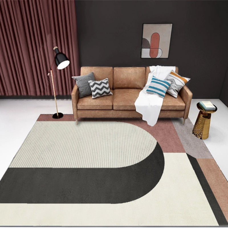 Frendorf | Bohemian Stil Geometrisches Muster Teppich Multi-Farbe Polypropylen Teppich rutschfeste Unterseite haustierfreundlich waschbarer Teppich für Zuhause