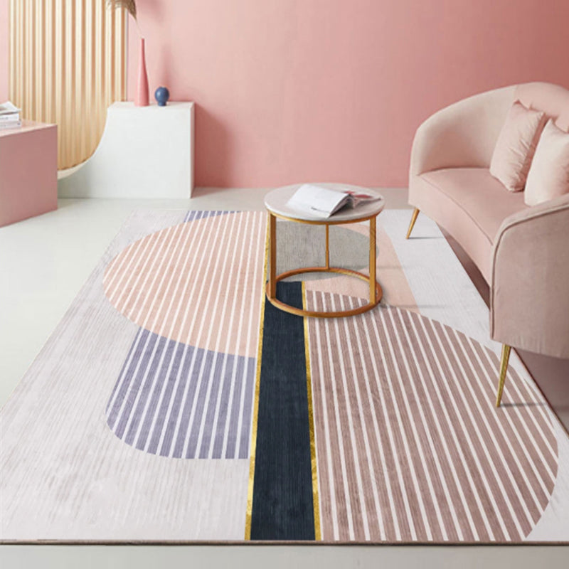 Frendorf | Bohemian Stil Geometrisches Muster Teppich Multi-Farbe Polypropylen Teppich rutschfeste Unterseite haustierfreundlich waschbarer Teppich für Zuhause