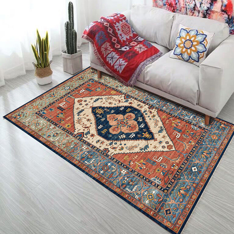 Frendorf | Bold Geometry Bereichsteppich Polypropylen Bohemia Teppich Haustierfreundlich Maschinenwaschbar Rutschfester Teppich für Wohnzimmer