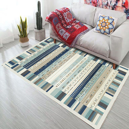 Frendorf | Bold Geometry Bereichsteppich Polypropylen Bohemia Teppich Haustierfreundlich Maschinenwaschbar Rutschfester Teppich für Wohnzimmer
