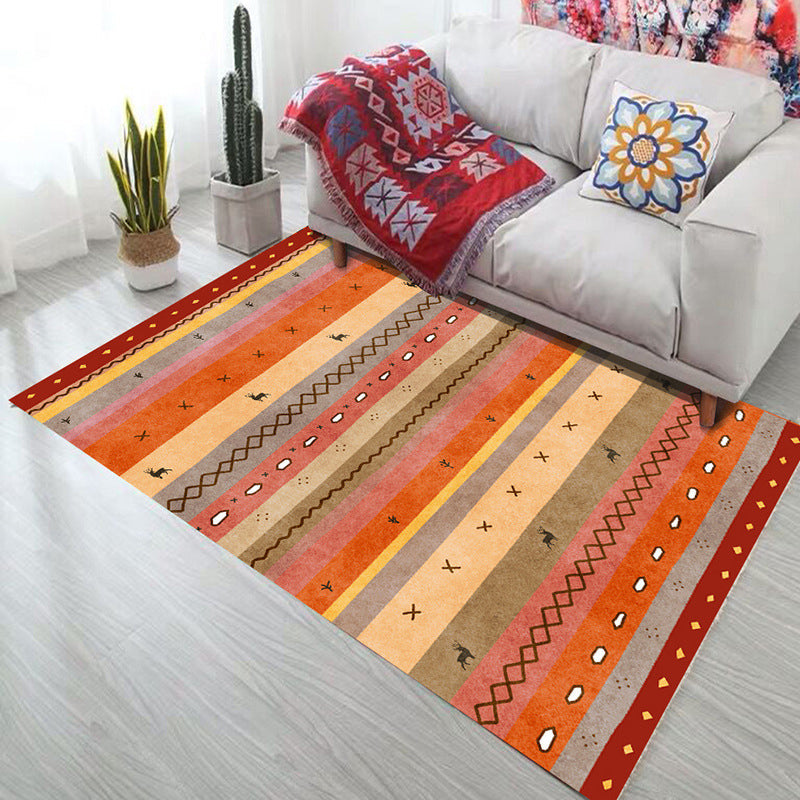 Frendorf | Bold Geometry Bereichsteppich Polypropylen Bohemia Teppich Haustierfreundlich Maschinenwaschbar Rutschfester Teppich für Wohnzimmer