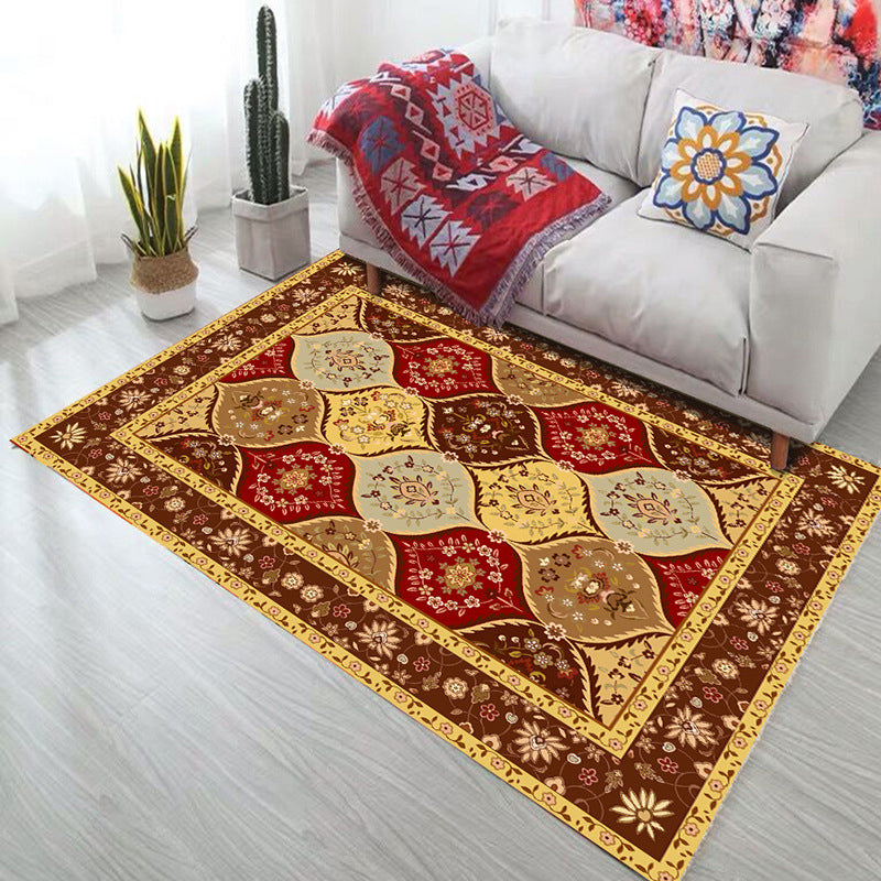 Frendorf | Bold Geometry Bereichsteppich Polypropylen Bohemia Teppich Haustierfreundlich Maschinenwaschbar Rutschfester Teppich für Wohnzimmer