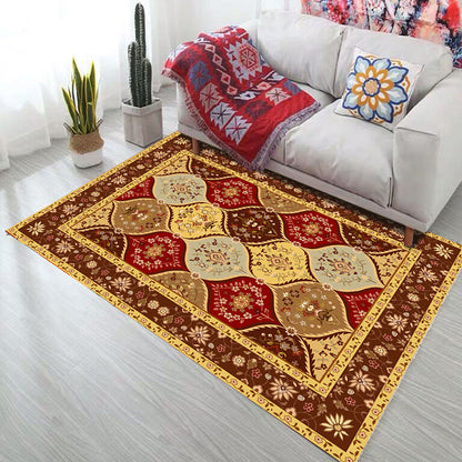 Frendorf | Bold Geometry Bereichsteppich Polypropylen Bohemia Teppich Haustierfreundlich Maschinenwaschbar Rutschfester Teppich für Wohnzimmer