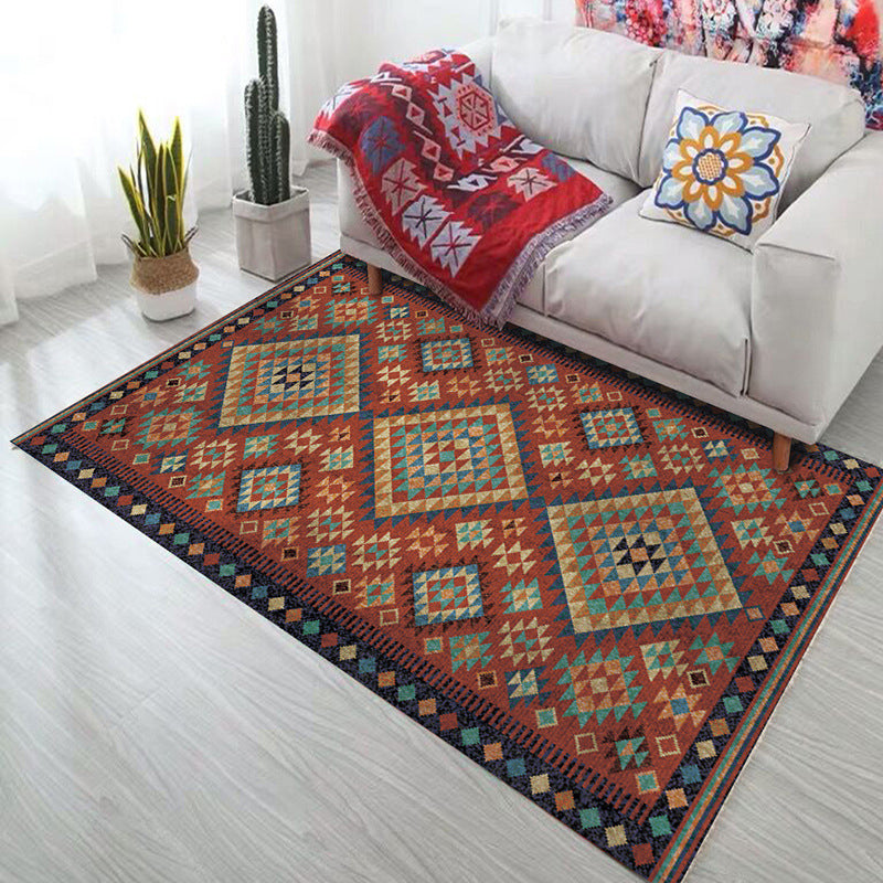 Frendorf | Bold Geometry Bereichsteppich Polypropylen Bohemia Teppich Haustierfreundlich Maschinenwaschbar Rutschfester Teppich für Wohnzimmer
