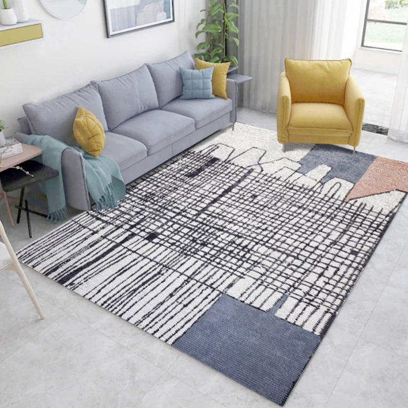 Frendorf | Rustikale Tribal Muster Teppich Multi Farben Bohemia Teppich Polyester Waschbar Rutschfeste Rückseite Haustierfreundlicher Teppich für Zuhause