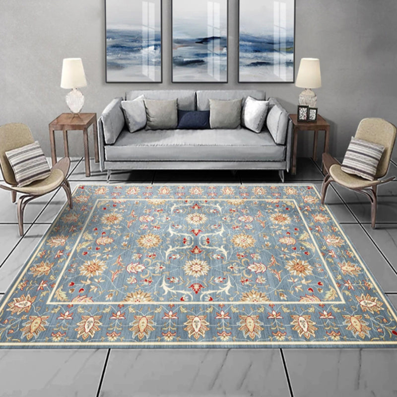 Frendorf | Rustikale Tribal Muster Teppich Multi Farben Bohemia Teppich Polyester Waschbar Rutschfeste Rückseite Haustierfreundlicher Teppich für Zuhause