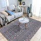Frendorf | Rustikale Tribal Muster Teppich Multi Farben Bohemia Teppich Polyester Waschbar Rutschfeste Rückseite Haustierfreundlicher Teppich für Zuhause