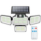 Frendorf | 216 LEDs Solar Außenleuchte Bewegungsmelder Sicherheitsdrahtlampe