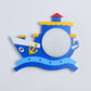 Frendorf | Kunststoff Runde Shade LED Wandlampe Cartoon Blaue Wandleuchte für Kindergarten