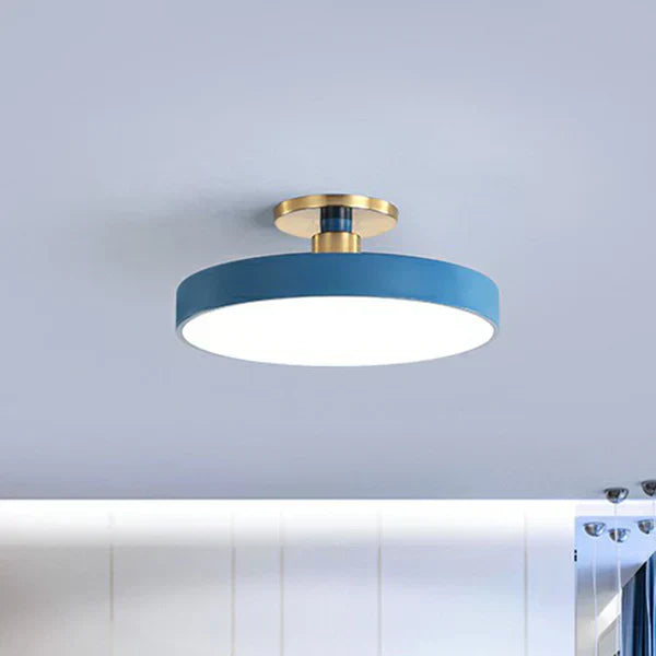 Frendorf | AstraGlow Skandinavische LED Deckenleuchte | Runde Flush Mount | Acryl Design | Schlafzimmerbeleuchtung