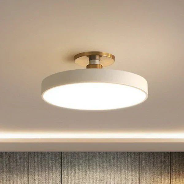 Frendorf | AstraGlow Skandinavische LED Deckenleuchte | Runde Flush Mount | Acryl Design | Schlafzimmerbeleuchtung