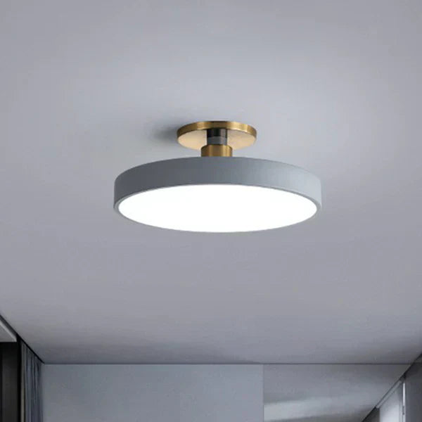 Frendorf | AstraGlow Skandinavische LED Deckenleuchte | Runde Flush Mount | Acryl Design | Schlafzimmerbeleuchtung
