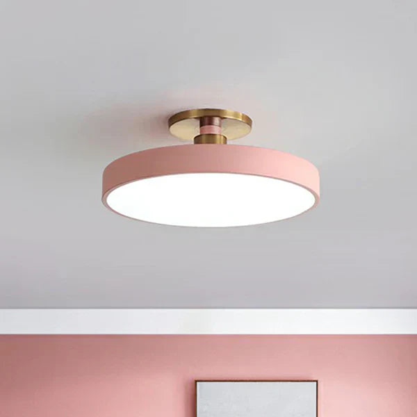 Frendorf | AstraGlow Skandinavische LED Deckenleuchte | Runde Flush Mount | Acryl Design | Schlafzimmerbeleuchtung
