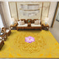 Frendorf | Chinese Landscape Drawing Print Teppich Mehrfarbig Polyester Teppich Rutschfest Haustierfreundlich Fleckenresistent Teppich für Lounge