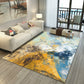 Frendorf | Aziatisch Abstract Schilderij Tapijt Multi-Kleur Polypropeen Vloerkleed Machine Wasbaar Antislip Achterkant Vlekbestendig Tapijt voor Grote Kamer