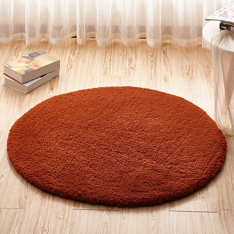 Einfacher Einfarbiger Teppich Mehrfarbiger Fleece Teppich Maschinenwaschbar Anti-Rutsch-Rücken Teppich für Schlafzimmer