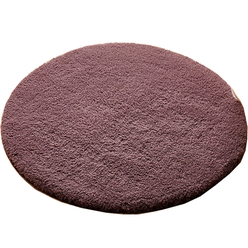 Einfacher Einfarbiger Teppich Mehrfarbiger Fleece Teppich Maschinenwaschbar Anti-Rutsch-Rücken Teppich für Schlafzimmer