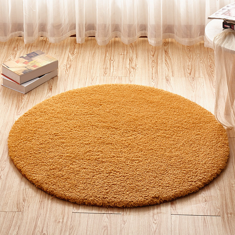 Einfacher Einfarbiger Teppich Mehrfarbiger Fleece Teppich Maschinenwaschbar Anti-Rutsch-Rücken Teppich für Schlafzimmer
