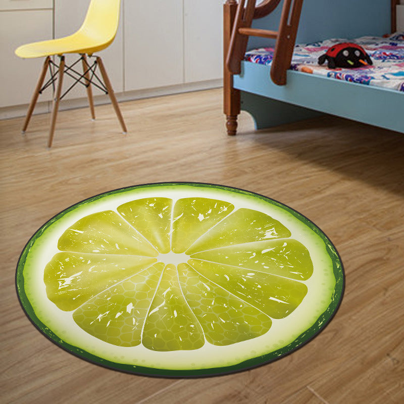 Frendorf | Novelty 3D Digitaldruck Teppich Mehrfarbiger Cartoon Teppich Polypropylen Fleckenbeständig Maschinenwaschbar Rutschfester Teppich für Schlafzimmer