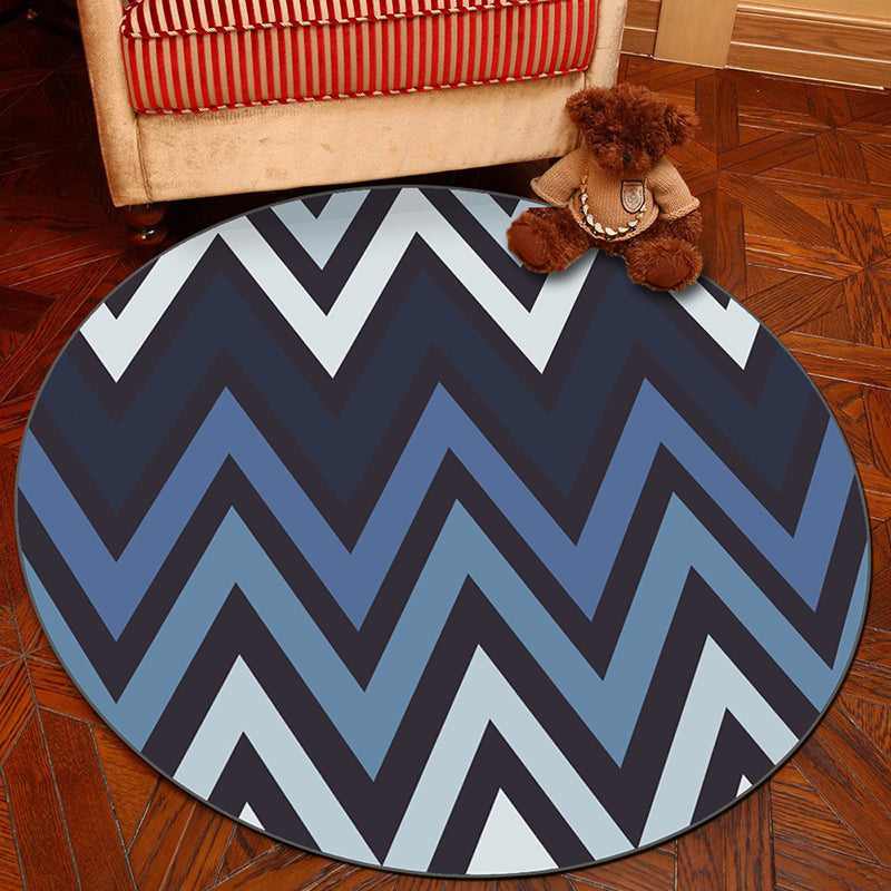 Frendorf | Novelty Geometry Animal Patterned Rug Multi-Colored Synthetics Rug Machine Washable Non-Slip Backing Stain Resistant Carpet für Raum