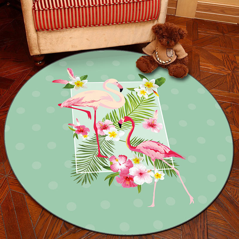 Frendorf | Novelty Geometry Animal Patterned Rug Multi-Colored Synthetics Rug Machine Washable Non-Slip Backing Stain Resistant Carpet für Raum