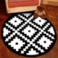 Frendorf | Novelty Geometry Animal Patterned Rug Multi-Colored Synthetics Rug Machine Washable Non-Slip Backing Stain Resistant Carpet für Raum