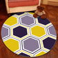 Frendorf | Novelty Geometry Animal Patterned Rug Multi-Colored Synthetics Rug Machine Washable Non-Slip Backing Stain Resistant Carpet für Raum