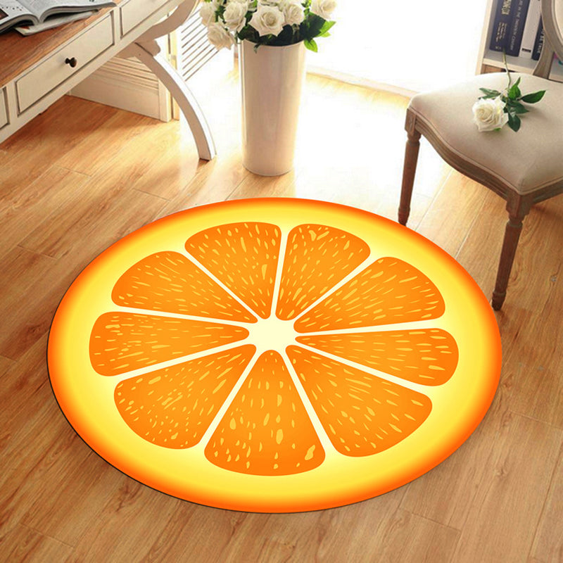 Frendorf | Multikleur Speelkamer Tapijt Modern 3D Grafisch Fruit Tapijt Synthetisch Antislip Machine Wasbaar Vlekbestendig Binnen Tapijt