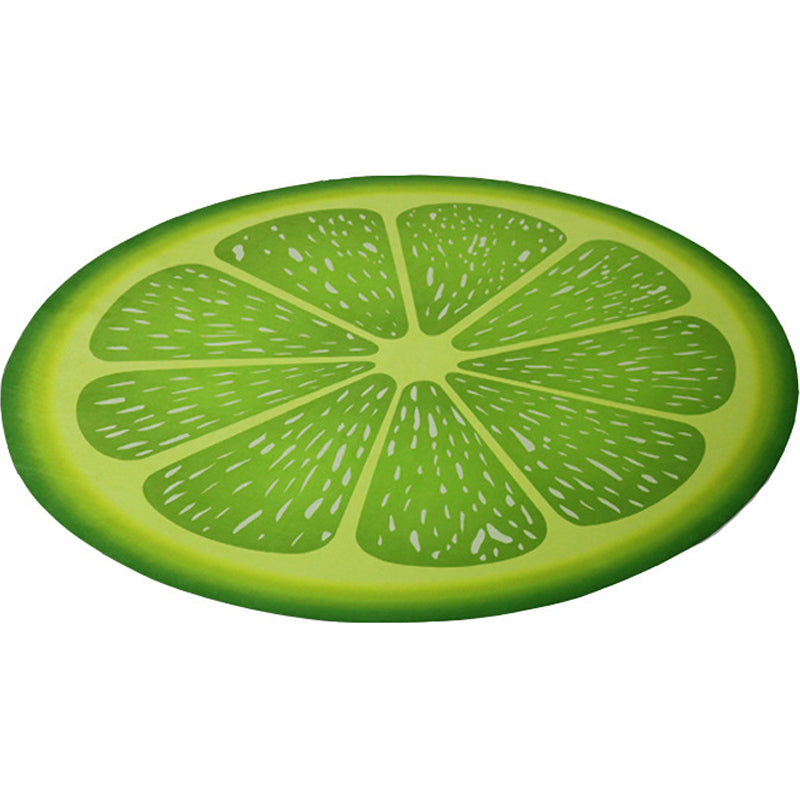 Frendorf | Multikleur Speelkamer Tapijt Modern 3D Grafisch Fruit Tapijt Synthetisch Antislip Machine Wasbaar Vlekbestendig Binnen Tapijt
