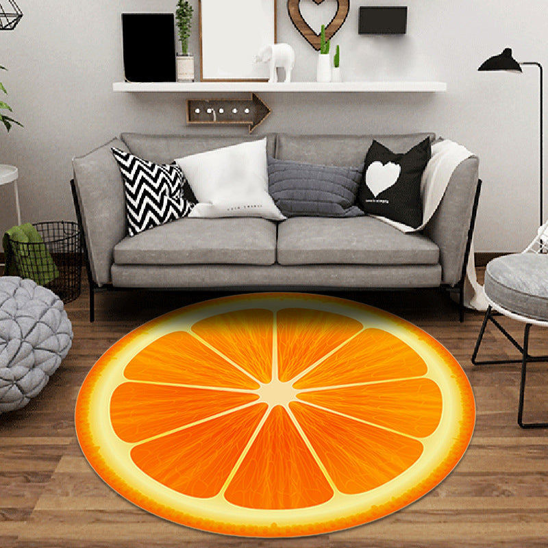 Frendorf | Multikleur Speelkamer Tapijt Modern 3D Grafisch Fruit Tapijt Synthetisch Antislip Machine Wasbaar Vlekbestendig Binnen Tapijt