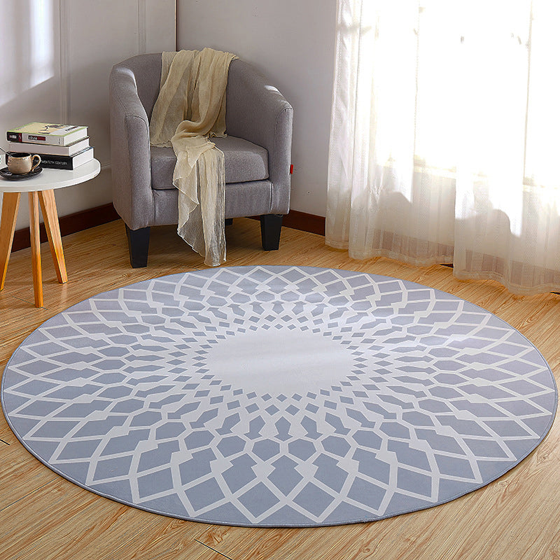 Frendorf | Coole Multi-Farbige Neuheit Teppich Synthetik 3D Illusion Teppich Maschinenwaschbar Rutschfest Haustierfreundlicher Teppich für das Wohnzimmer