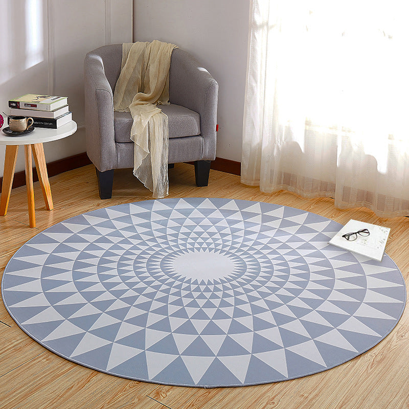 Frendorf | Coole Multi-Farbige Neuheit Teppich Synthetik 3D Illusion Teppich Maschinenwaschbar Rutschfest Haustierfreundlicher Teppich für das Wohnzimmer